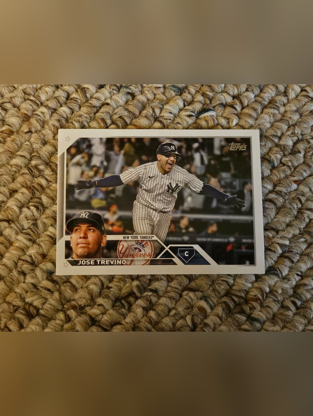 Topps New York Yankees Jose Trevino Card
